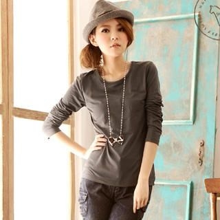 Cotton-Blend Crew-Neck T-Shirt