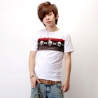 SeventyAge - Skull Print Short Sleeve T-Shirt