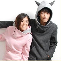 RINA - Horn-Accent Hooded Pullover RINA - Horn-Accent Hooded Pullover