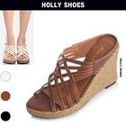 Holly Shoes - Strappy Wedge Sandals