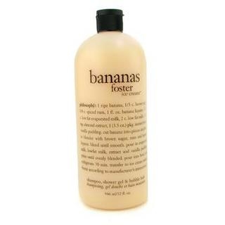 Banana Foster Ice Cream Shampoo, Shower Gel and Bubble Bath Banana Foster Ice Cream Shampoo, Shower Gel and Bubble Bath