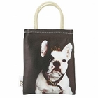 ROOTOTE - Bulldog Pattern Mini Tote Bag [tiny roo - amana-H]