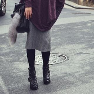 Cable-Knit Skirt