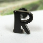 OWL Fashion - Black 'R'Single Earring