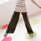 Tokyo Fashion - Striped Trim Wide-Leg Pants