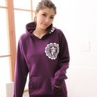 RingBear - 'Badge' Print Hooded Pullover