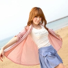 Tokyo Fashion - Tab-Sleeve Wrap-Front Cardigan