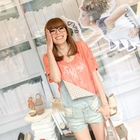 Tokyo Fashion - Short-Sleeve Lace Top