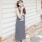 CatWorld - Print Striped Tank Dress
