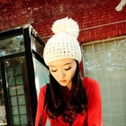Ando Store - Dual Pompom-Accent Beanie