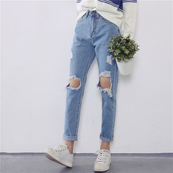 Kojasmine - Distressed Jeans Kojasmine - Distressed Jeans