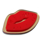 Sweet & Co. - Gold Mirror Hot Lips Pin