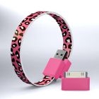 Mohzy - Mohzy Loop USB to Micro-USB Cable (Cherry Leopard) (With Adapter)