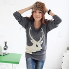 PUFFY - Deer Pattern Sweater