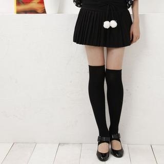 Wool Pleated Mini-Skirt