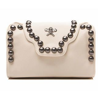 Studded Flap Handbag
