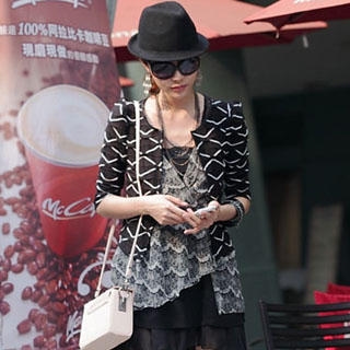 Pattern Chiffon Top