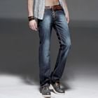 Justyle - Washed Straight-Leg Jeans