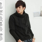 Monkey Shop - Drawstring Stand-Collar Hooded Pullover