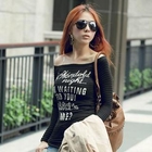 PUFFY - Long Sleeve Boatneck Print T-Shirt
