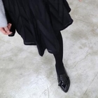 LEEKE STYLE - Tassel-Accent Pointy Patent Loafers