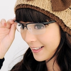 59 Seconds - Aluminum Half Frame Glasses (Non-Prescription Lens Included)