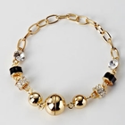 Moonbasa - Rhinestone Magnetic Bracelet