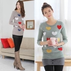 Celli Girl - Heart-Pattern Knit Top