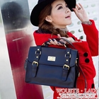 Fashion Lady - Buckled Twist-Lock Satchel