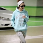 REDBALL - Set: Hooded Pullover + Skirt Overlaid Leggings