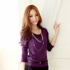 Tokyo Fashion - Shirred-Sleeve Top