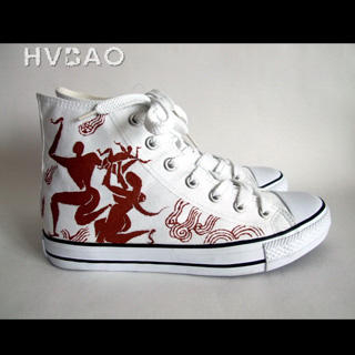 ”Dance in Ancient Times“ High-Top Sneakers