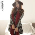 ZOO - Bow-Accent Striped Babydoll Dress