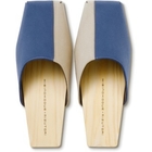Mizutori - Hibinokodue + Mizutori Hinoki-hakimono Suede + Wood Mules