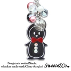 Sweet & Co. - Mini Red Bowtie Penguin Necklace
