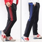 Style YOURS - Elastic-Waist Stripe-Accent Sweatpants