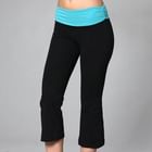 Almaz.C Active - Contrast-Waistline Cropped Pants