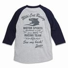 SCOPY - [Unisex] 3/4-Sleeve Printed Raglan Tee - Wild Cat Racing
