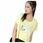 prischu essentials - 'Kiss' & Cat Print T-Shirt