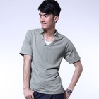 O.SA - Striped Buttoned Polo Shirt