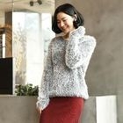 NAINGIRL - Faux-Fur Knit Top