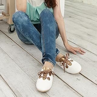 Contrast-Color Oxford Flats Contrast-Color Oxford Flats