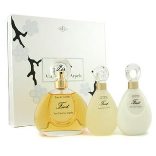 First Coffret: Eau De Toilette Spray 100ml + Body Lotion 50ml + Shower Gel 50ml