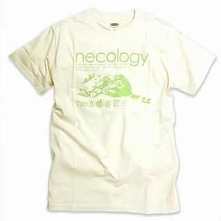 Print Crewneck Tee - 'necology' Print Crewneck Tee - 'necology'