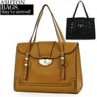 ASHTON - Faux-Leather Shoulder Bag