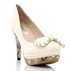 Lane172 - Bow-Accent Platform Pumps