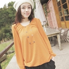 CatWorld - Button-Detail Knit Top