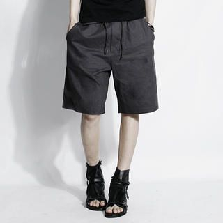Elasticized Linen Blend Shorts Elasticized Linen Blend Shorts