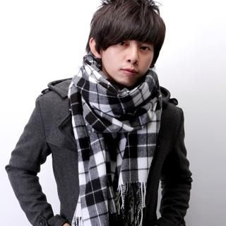 Fringed Plaid Scarf Fringed Plaid Scarf
