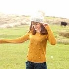 Tokyo Fashion - Pompom-Accent Sweater
